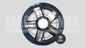 Exaustor Axial 30 cm Macrovenda Exaustbem